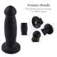 7.3"(18.5cm) Silicone Vibrating Anal Plug for Hismith Premium Sex Machine