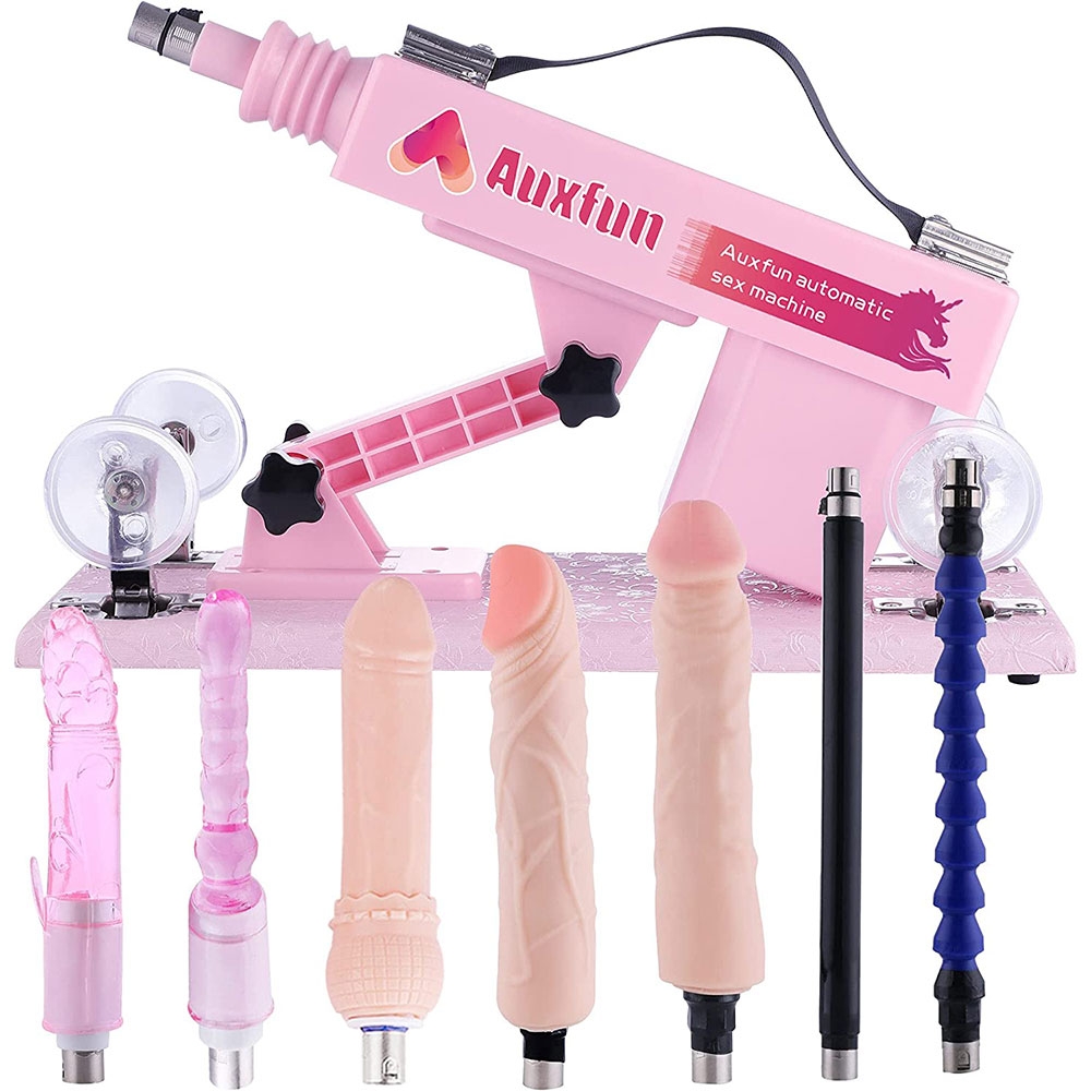 AuxFun Sex Machine for Women Thrusting Dildo